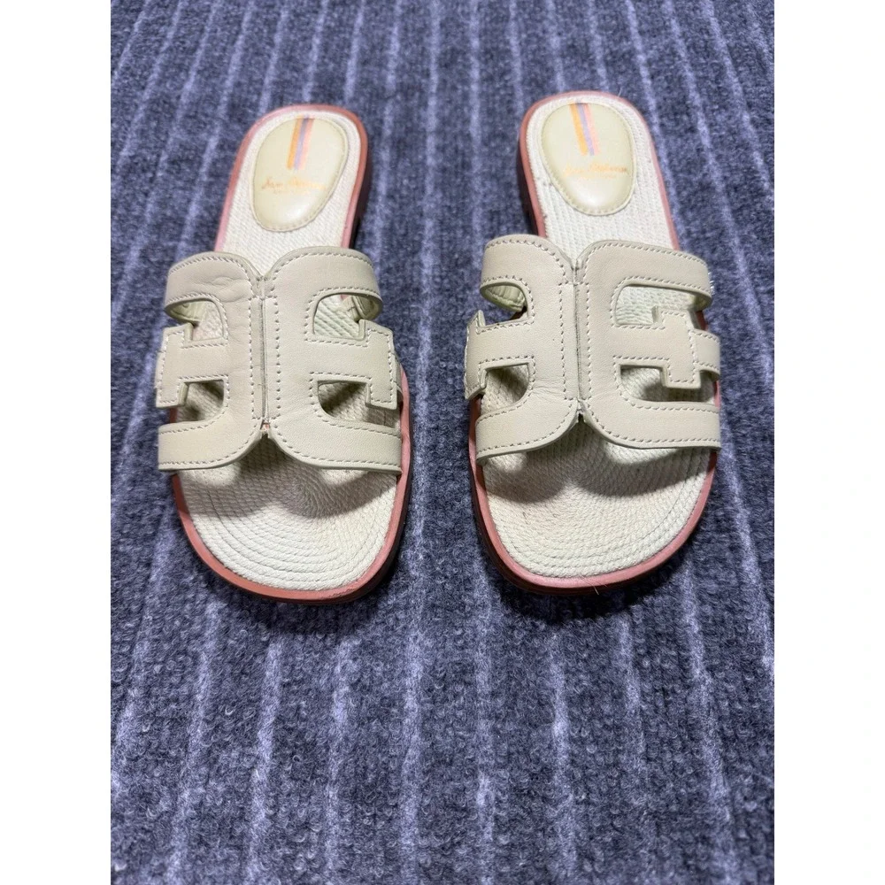 Sam Edelman Bay 21 Slip On 8 Pastel Green Summer Coastal Vacation Preppy